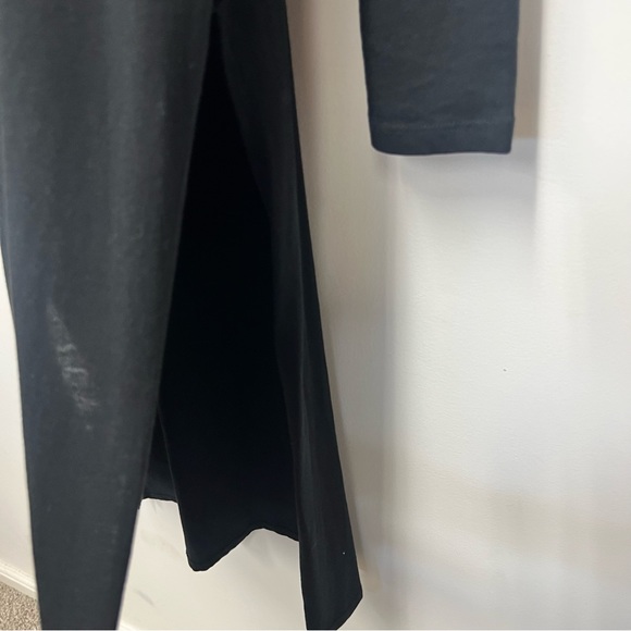 Zara Black Long Sleeve Turtleneck Sweater Dress/Tunic Lightweight, Size Medium - Picture 6 of 7